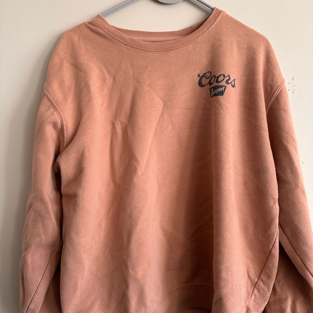 Light Pink Coors Banquet Crewneck